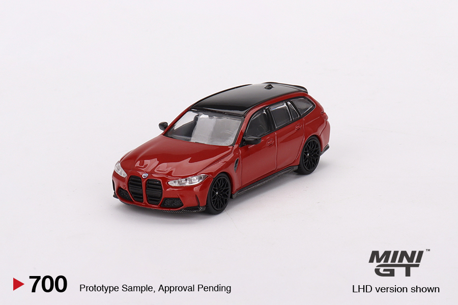 BMW M3 Competition Touring Toronto 1:64 Mini GT Vermelho - 20 anos