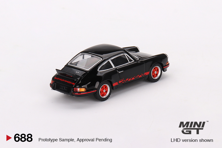 Porsche 911 Carrera RS 2.7 1:64 Mini GT Preto - 20 anos! Loja on