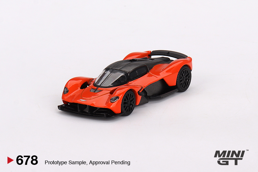 MINI GT アストンマーチン・ヴァルキリー チェイスカー Aston Martin Valkyrie 1:64 Mini GT Laranja - 19 anos! Loja on-line