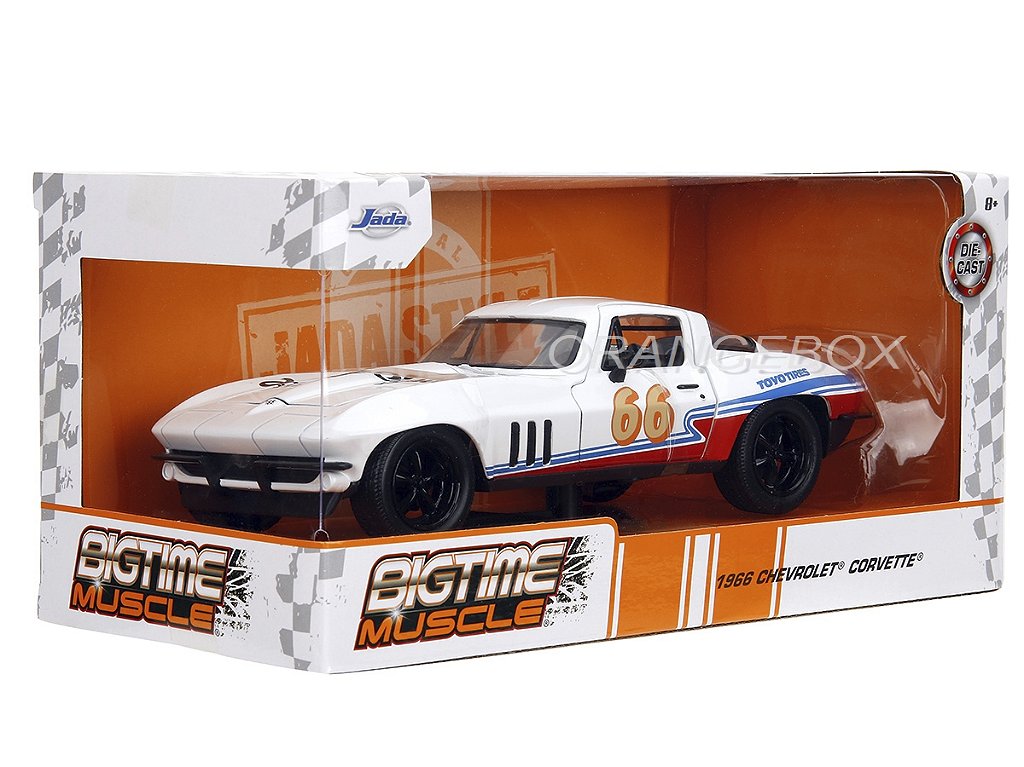 Chevrolet Corvette 1966 1:24 Jada Toys - 20 anos! Loja on-line de