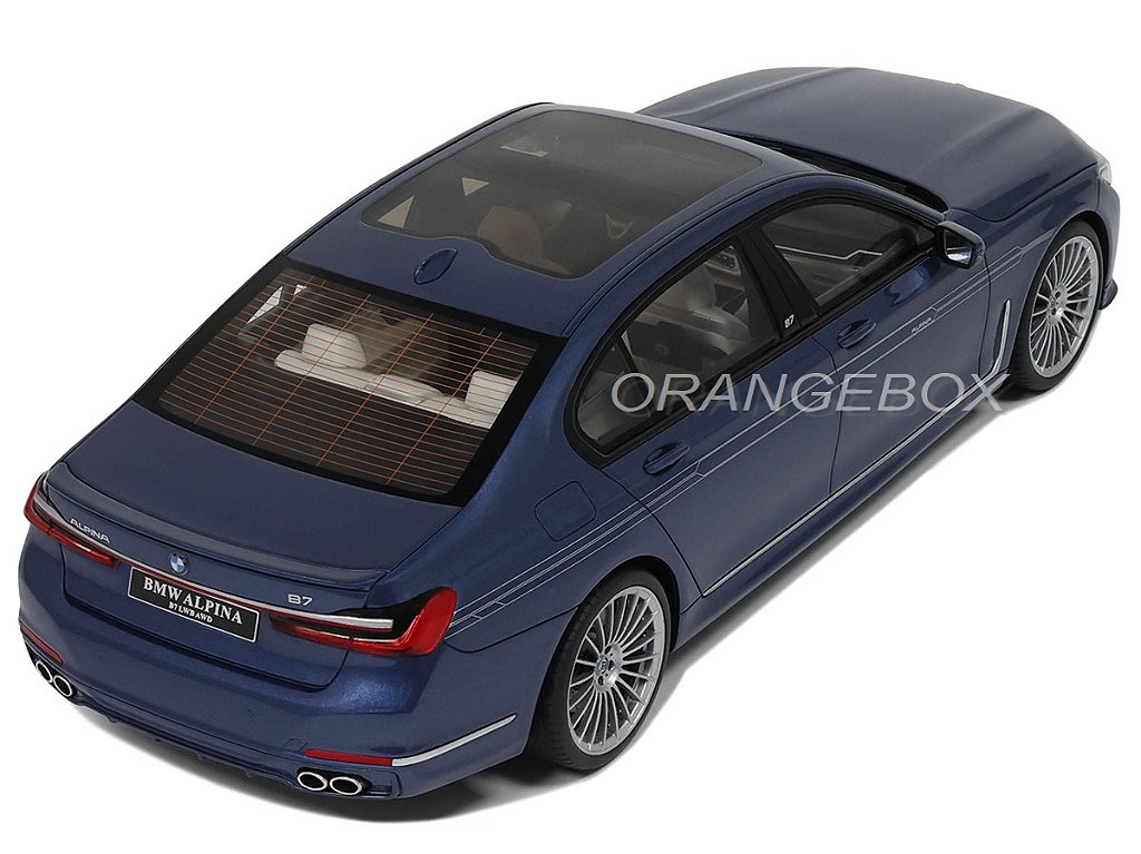BMW 7-Series Alpina B7 2022 1:18 GT Spirit Azul - 19 anos! Loja on