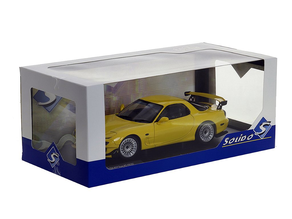 Mazda RX7 FD RS Streetfighter 1994 1:18 Solido Amarelo - 20 anos