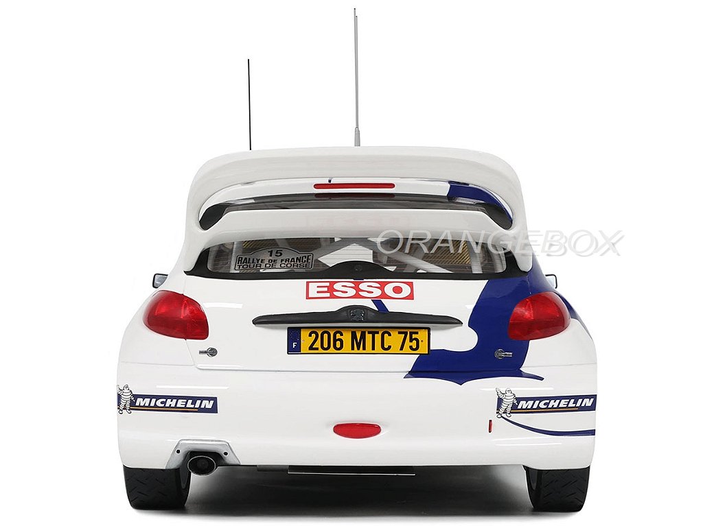 Peugeot 206 WRC Rally Tour de Corse 1999 1:12 OttOmobile - 20 anos