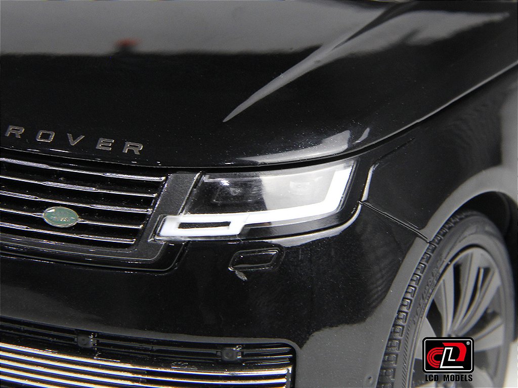 Land Rover Range Rover 2022 1:18 LCD Models Preto - 20 anos! Loja