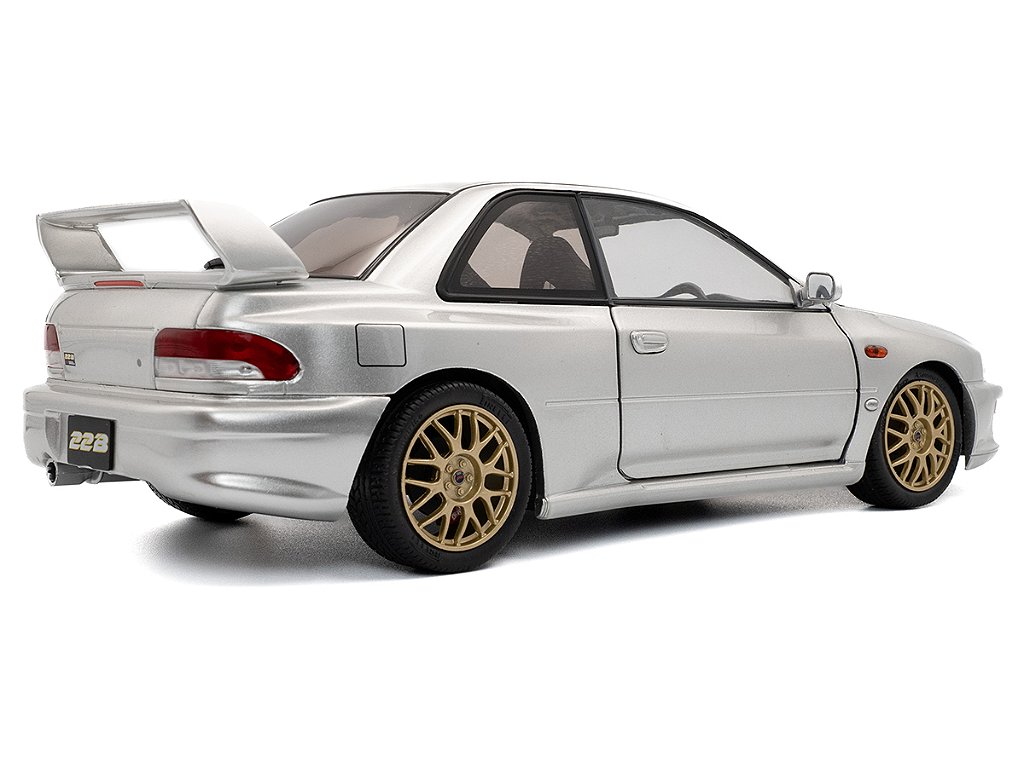 Subaru Impreza 22B 1998 1:18 Solido Prata - 20 anos! Loja on-line