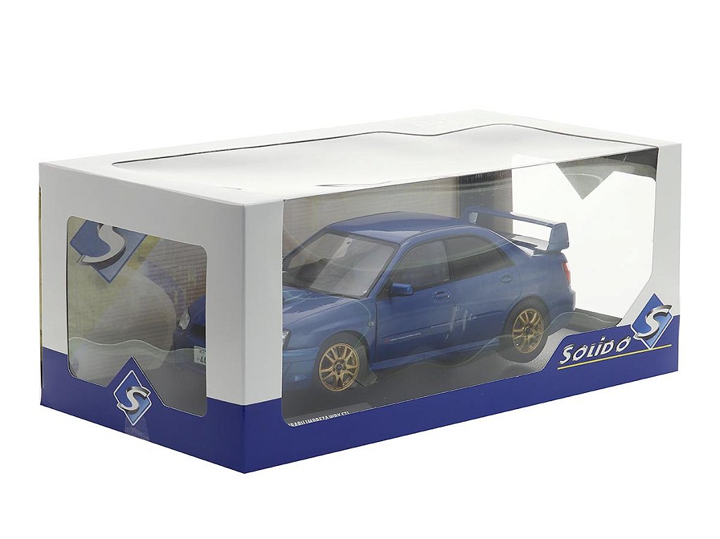 Subaru Impreza WRX STI 2003 1:18 Solido Azul - 20 anos! Loja on