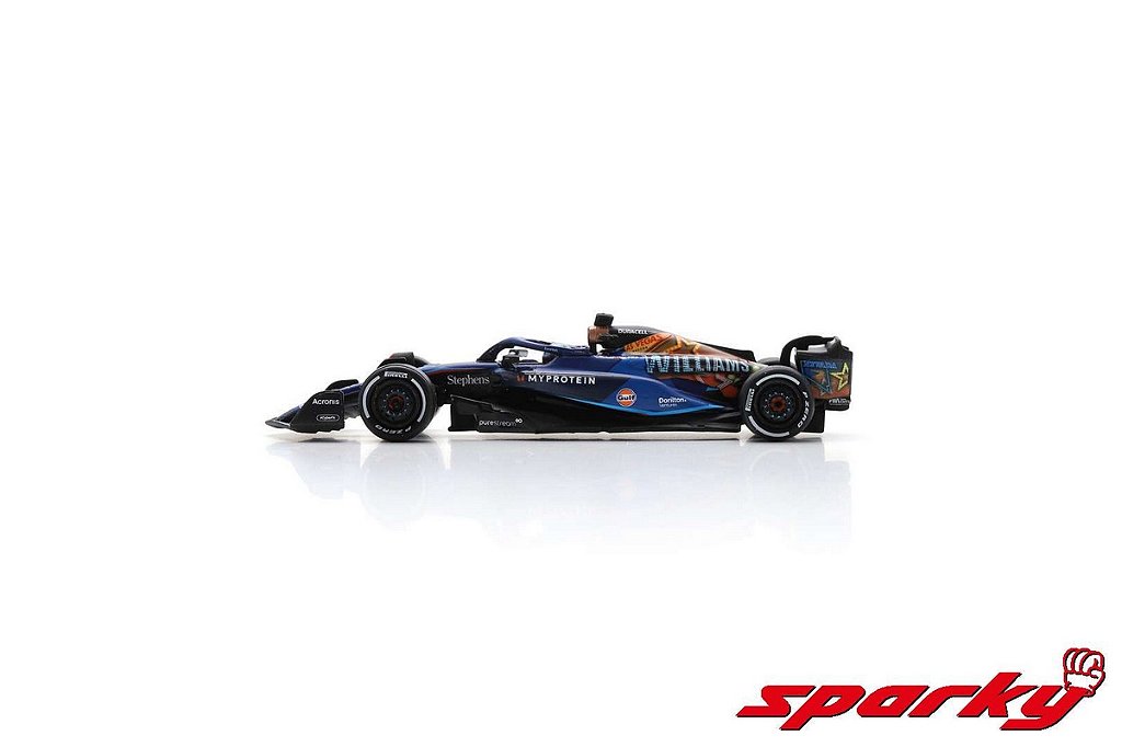 Fórmula 1 Williams Racing FW45 GP Las Vegas Alex Albon 2023 1:64