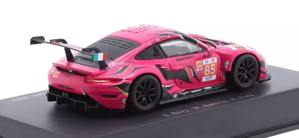 Porsche 911 RSR-19 Iron Dames 24Hs Le Mans 2023 1:64 Spark