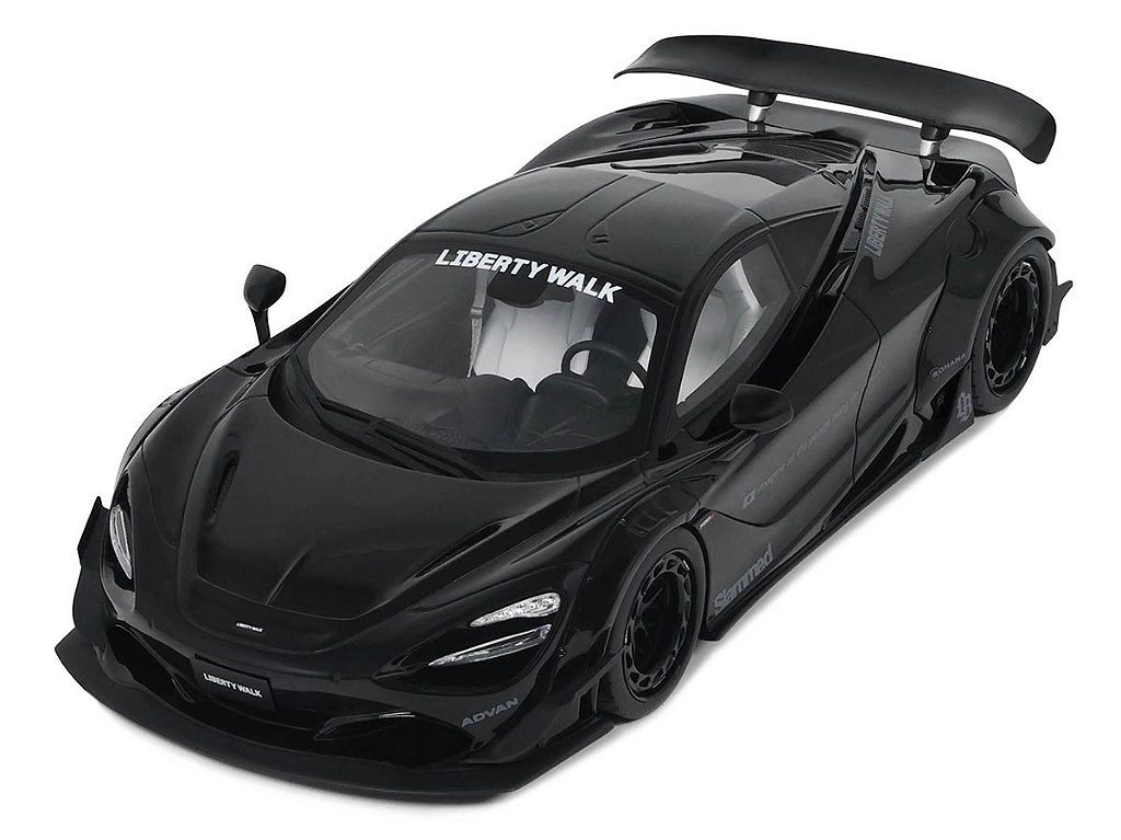 McLaren 720s LB-Works 2023 1:18 GT Spirit Preto - 20 anos! Loja on