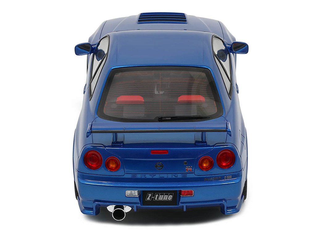 Nissan Nismo R34 GT-R Z-Tune 2005 1:12 OttOmobile Azul - 20 anos
