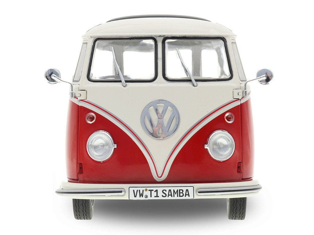 Volkswagen Kombi T1 21 Janelas 1962 1:18 Solido Vermelho - 20 anos