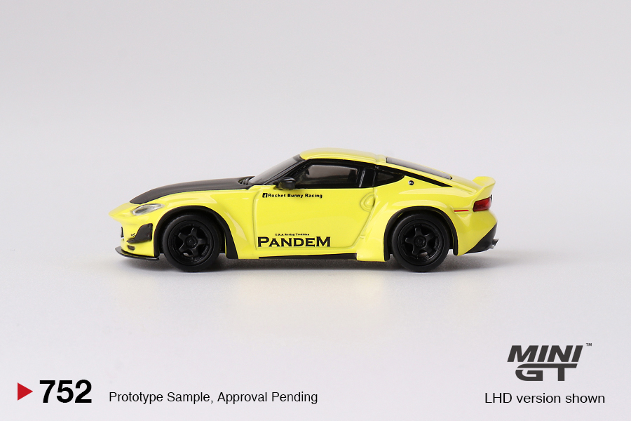 Nissan Z Pandem Ikazuchi Yellow 1:64 Mini GT - 19 anos! Loja