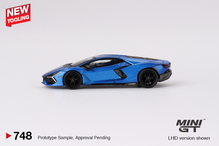 Lamborghini Revuelto Blu Eleos 1:64 Mini GT - 20 anos! Loja on