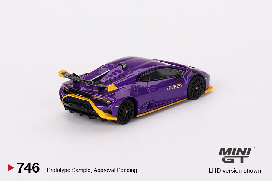 Lamborghini Huracán STO Viola Pasifae 1:64 Mini GT - 20 anos! Loja