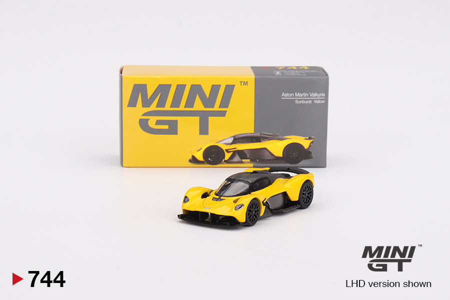 Aston Martin Valkyrie Sunburst Yellow 1:64 Mini GT - 20 anos! Loja