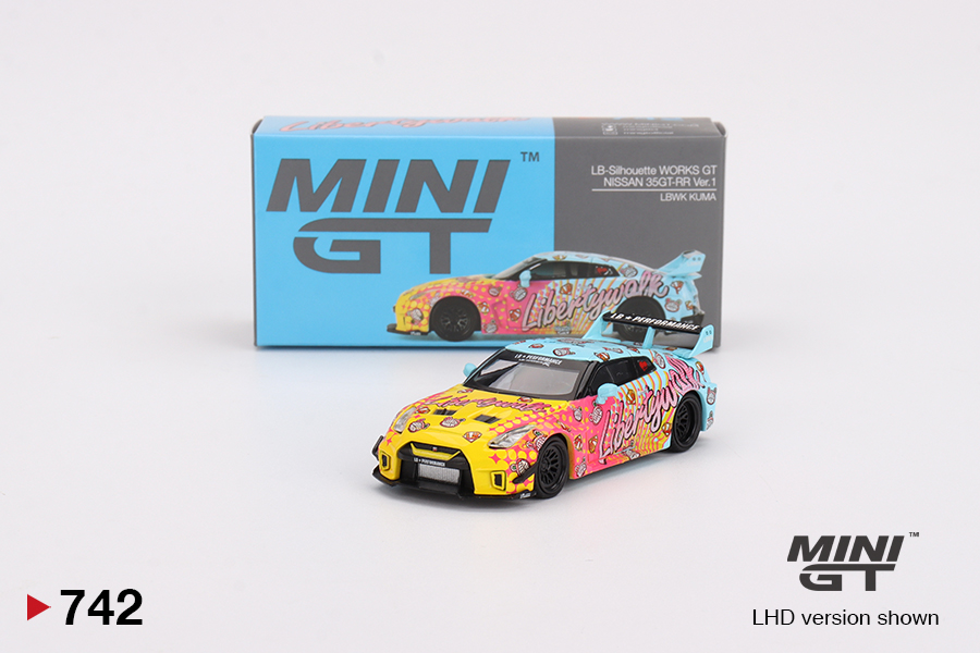 Nissan 35GT-RR LB-Silhouette WORKS GT Ver.1 LBWK KUMA 1:64 Mini GT