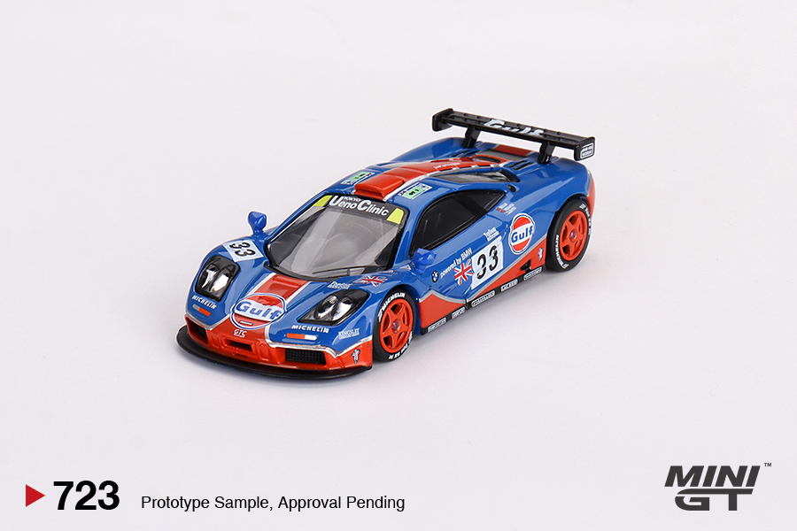 マクラーレン F1 GTR ル・マン24時間 1996 #33 (チェイスカー) McLaren F1 GTR #33 GULF 1996 24Hr Le Mans 1:64 Mini GT - 19 anos