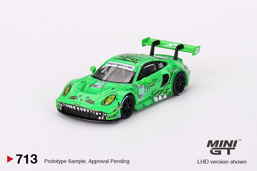 Porsche 911 GT3 R #80 2023 IMSA 12Hs Sebring 1:64 Mini GT - 19