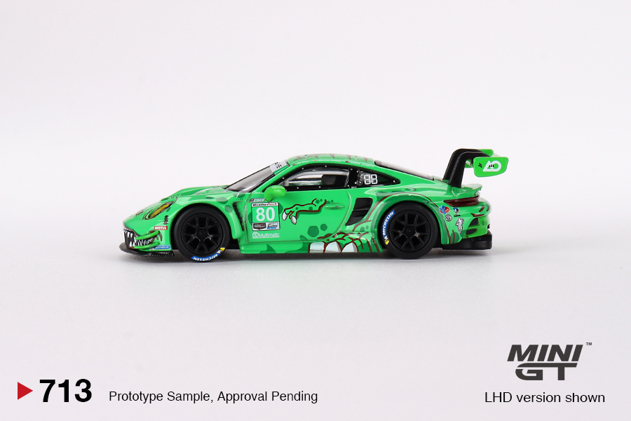 Porsche 911 GT3 R #80 2023 IMSA 12Hs Sebring 1:64 Mini GT - 20