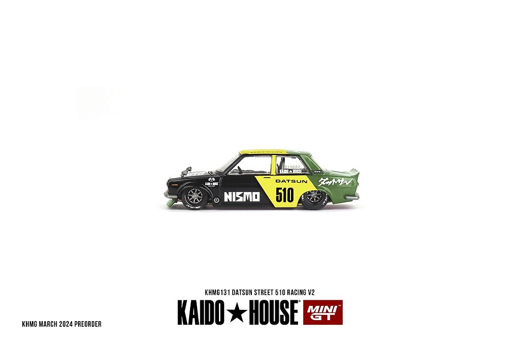 Datsun 510 Kaido Racing V2 Kaido House 1:64 Mini GT - 20 anos
