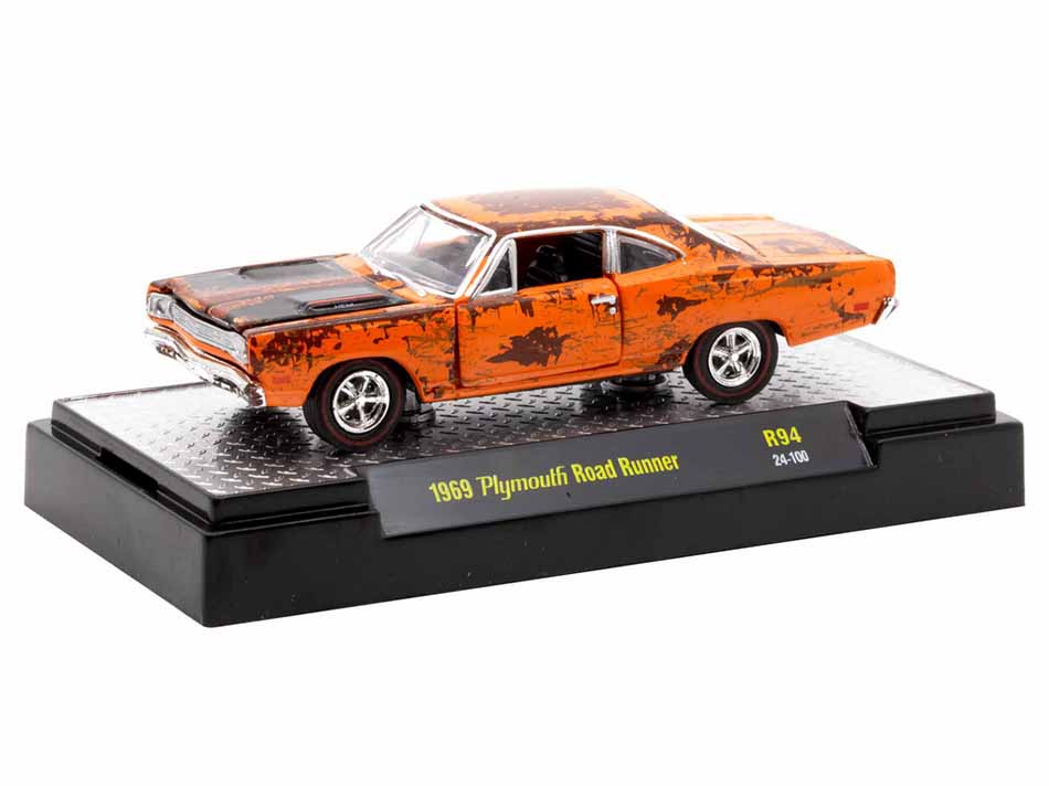 Plymouth Road Runner 1969 R94 1:64 M2 Machines - 20 anos! Loja on