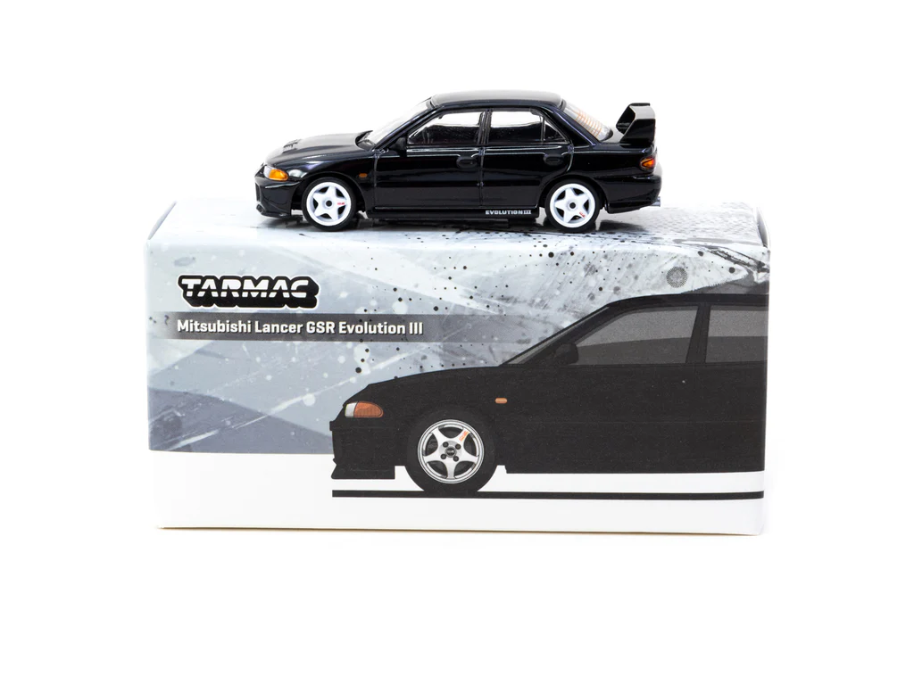 Mitsubishi Lancer GSR Evolution III Black 1:64 Tarmac Works - 20