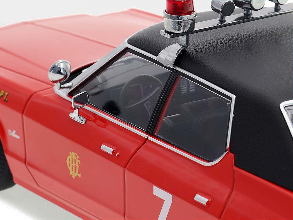 Dodge Monaco Chicago Fire Department 1974 1:18 KK-Scale Vermelho