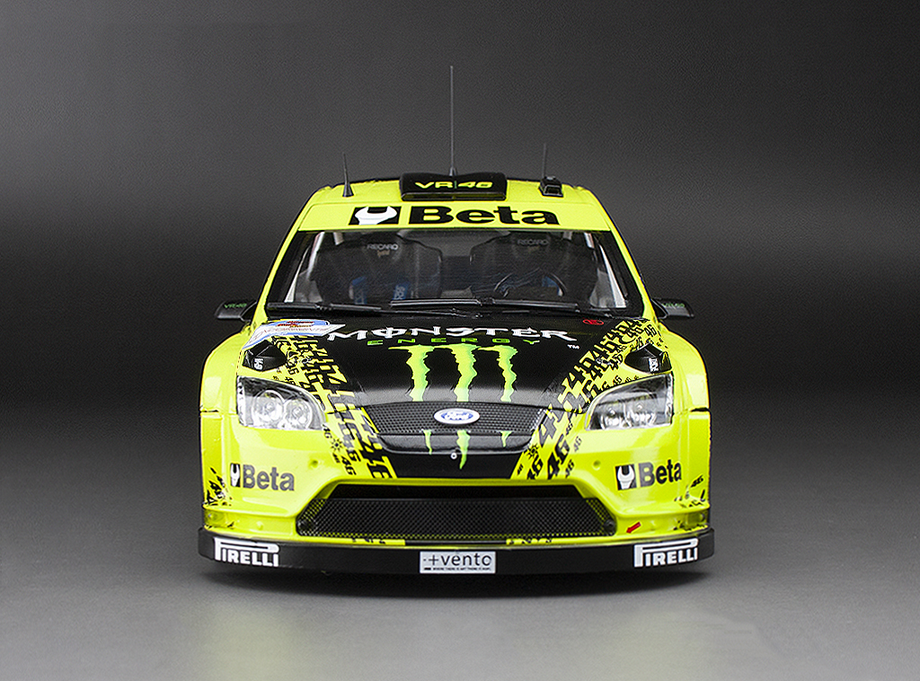 Ford Focus RS WRC08 #46 Valentino Rossi Monza Rally Show 2009 1:18