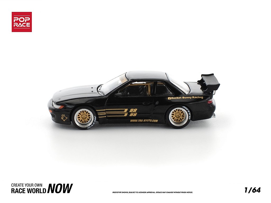 PRÉ-VENDA *** Nissan Silvia S13 Pandem Body Kit Rocket Bunny 1:64