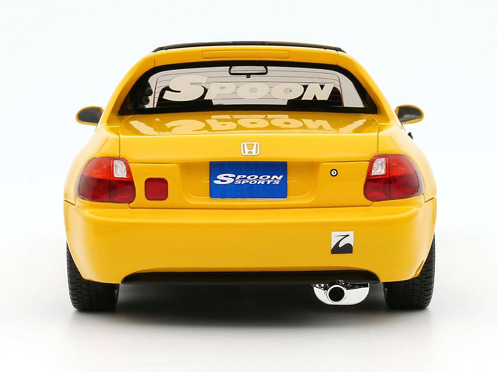 Honda Civic Del Sol Spoon Sports 1996 1:18 OttOmobile Amarelo - 20