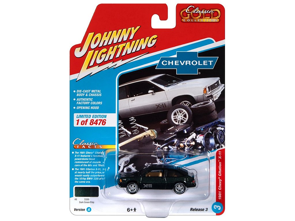 Chevrolet Citation X-11 1981 Release 3A 2022 1:64 Johnny Lightning