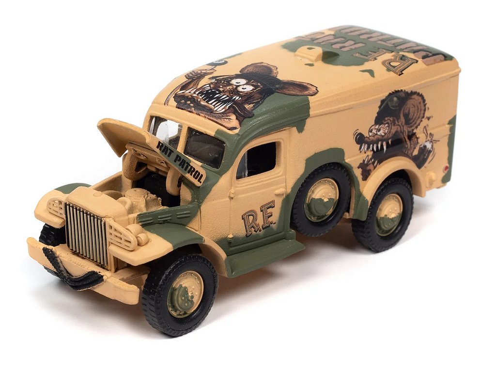 Dodge WC54 Ambulance Rat Fink Release 2 2024 1:64 Johnny Lightning
