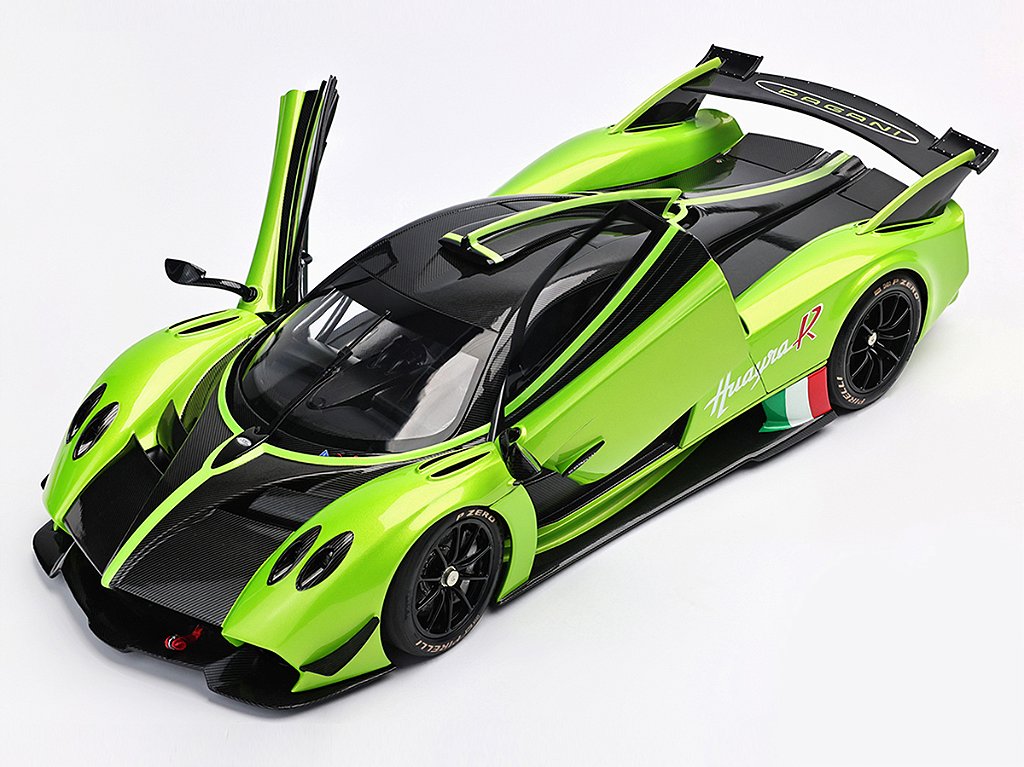 Pagani Huayra R 1:18 LCD Models Verde - 20 anos! Loja on-line de
