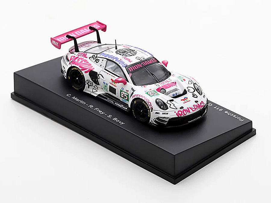 Porsche 911 GT3 R LMGT3 No.85 IRON DAMES 24Hs Le Mans 2025 1:64