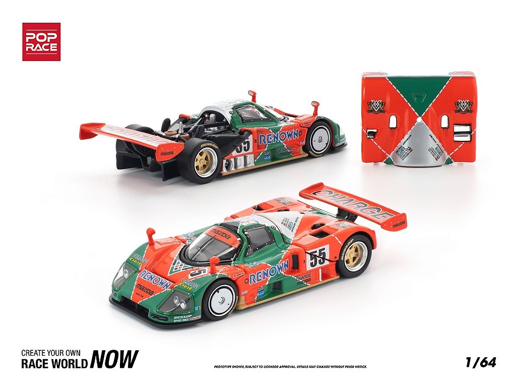 Mazda 787B 1991 Winner 24Hs Le Mans 1:64 POP RACE - 20 anos! Loja