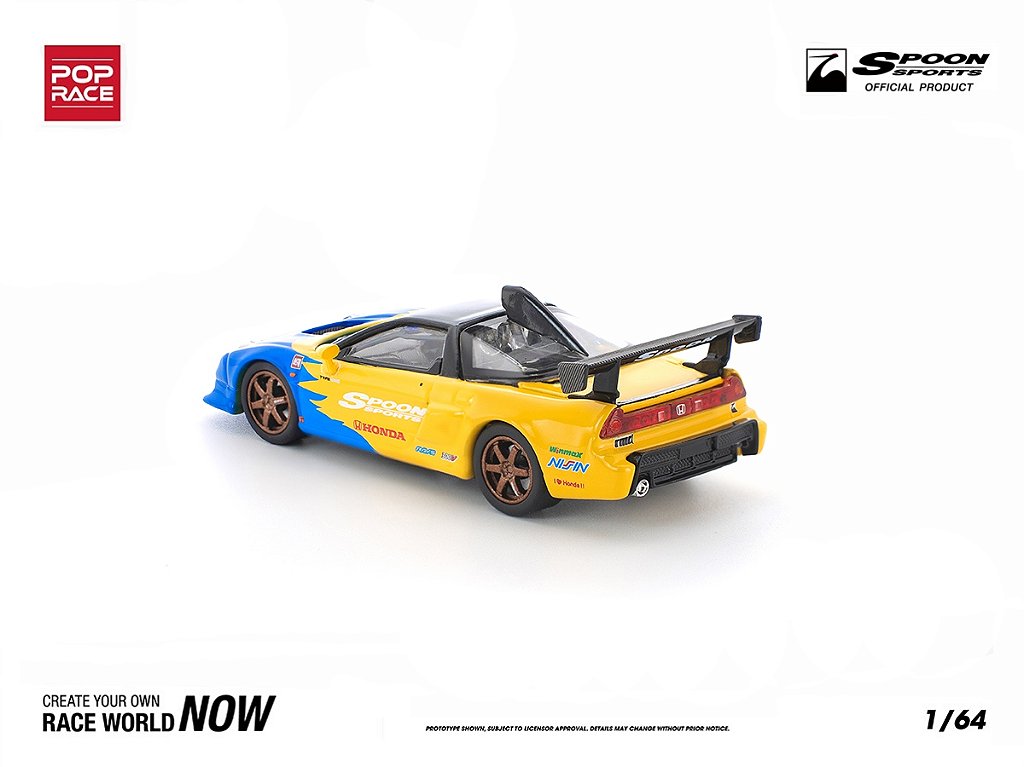 ミニカー 1/64 SPOON NSX-R GT WAGON Honda NSX-R GT SPOON 1:64 POP RACE - 20 anos! Loja on-line de
