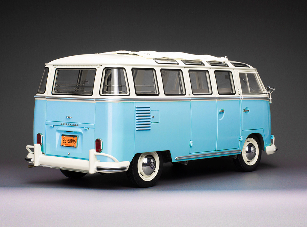 Volkswagen Kombi Samba 1962 1:12 Sunstar Azul - 20 anos! Loja on