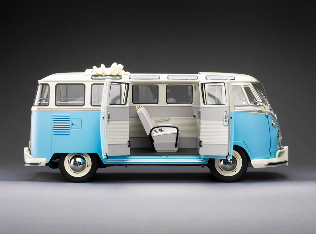 Volkswagen Kombi Samba 1962 1:12 Sunstar Azul - 20 anos! Loja on