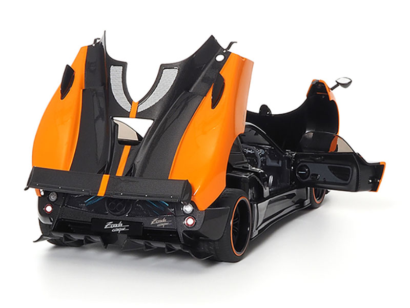 1008台限定 ALMOST REAL 1/18 ゾンダ チンクエ オレンジ Pagani Zonda Cinque Coupe 2009 1:18 Almost Real Laranja - 20 anos