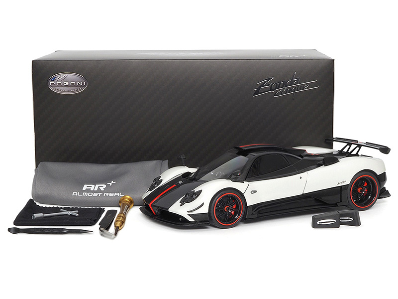 Pagani Zonda Cinque Coupe 2009 1:18 Almost Real Branco - 20 anos
