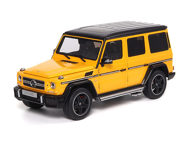Mercedes AMG G 63 W463 2017 1:18 Almost Real Amarelo - 20 anos