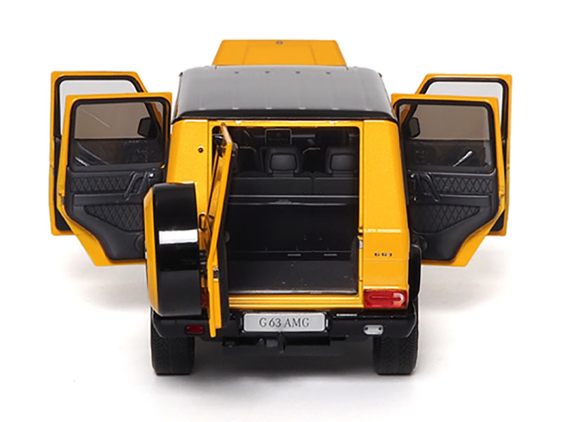 Mercedes AMG G 63 W463 2017 1:18 Almost Real Amarelo - 20 anos