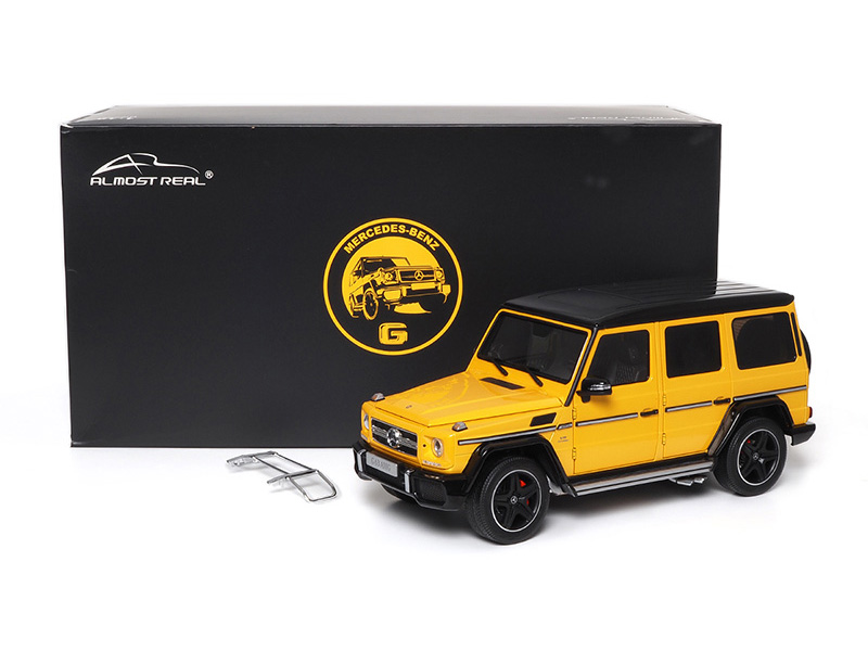 Mercedes AMG G 63 W463 2017 1:18 Almost Real Amarelo - 20 anos