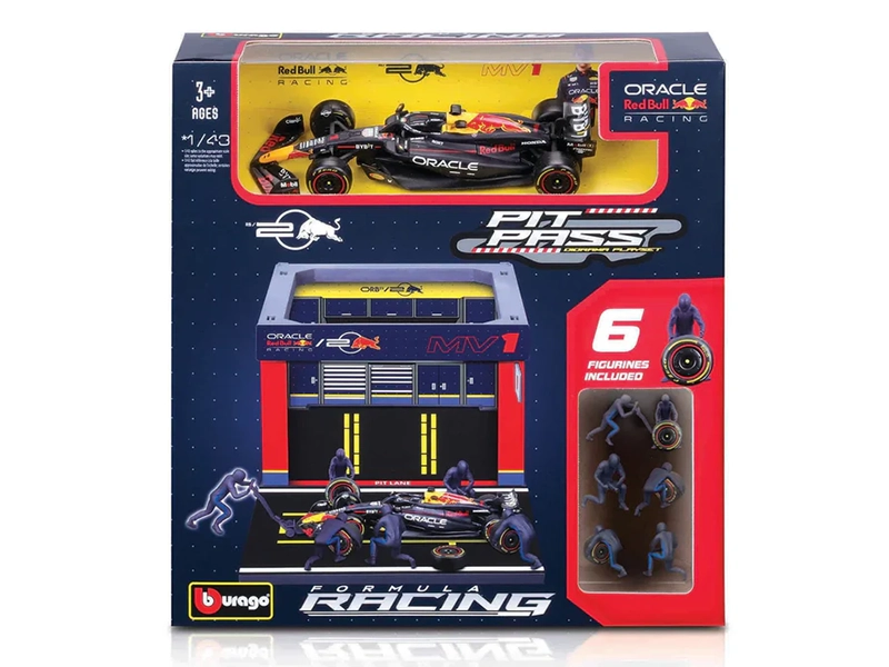 Fórmula 1 Pit Stop Oracle Red Bull RB20 Verstappen 2024 1:43