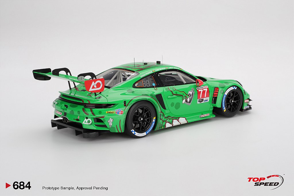 Porsche 911 GT3 R 992 AO Racing 2025 IMSA Winner 12Hs Sebring 1:18