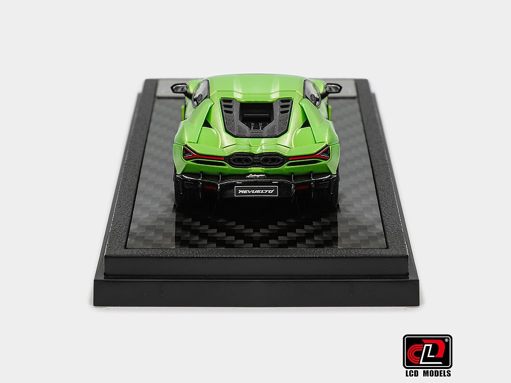 Lamborghini Revuelto 1:64 LCD Models Verde - 20 anos! Loja on-line