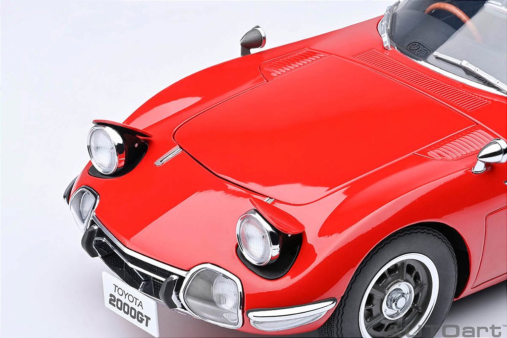 Toyota 2000GT 1967 1:18 Autoart Vermelho - 20 anos! Loja on-line