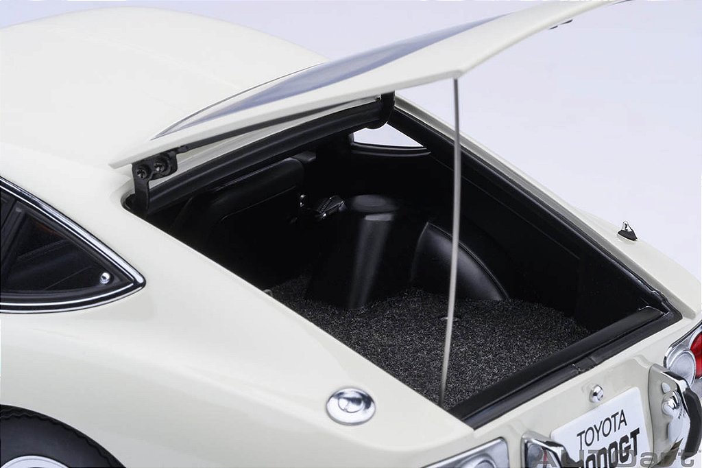 Toyota 2000GT 1967 1:18 Autoart Branco - 20 anos! Loja on-line de