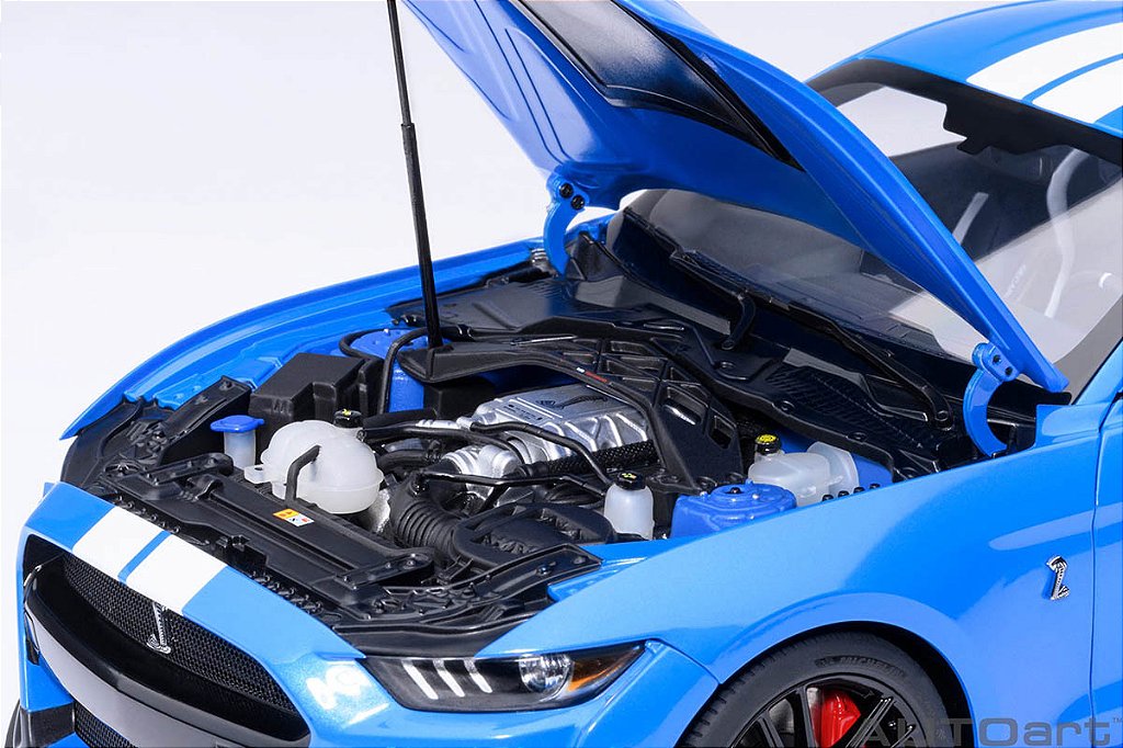 Ford Mustang Shelby GT500 1:18 Autoart Azul - 20 anos! Loja on