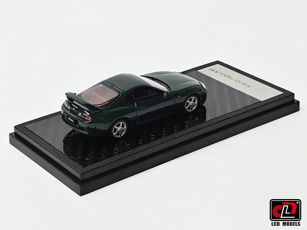 Toyota Supra A80 1:64 LCD Models Verde - 20 anos! Loja on-line de